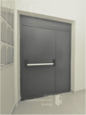 Установленная противопожарная дверь Зеррус — пример 3