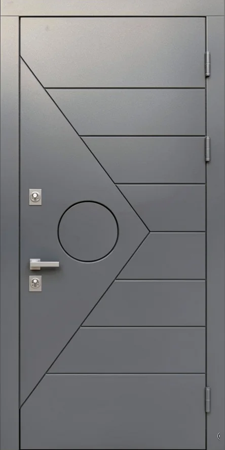 Входная дверь Aurora-17 (Порошковое напыление / МДФ ПВХ) - внешняя сторона