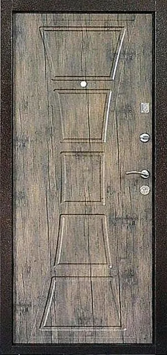 Входная дверь Stella-10 (МДФ Филенчатый / МДФ Шпон) - внутренняя сторона