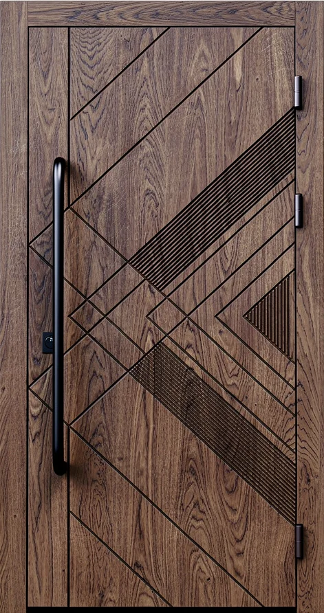 Входная дверь Zitadelle-2 (Порошковое напыление / Ламинат) - внешняя сторона